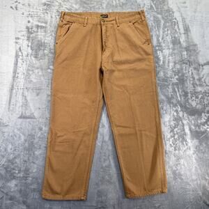 Stanley Carpenter‎ Straight Jeans Men's Size 40x30 Rust Denim